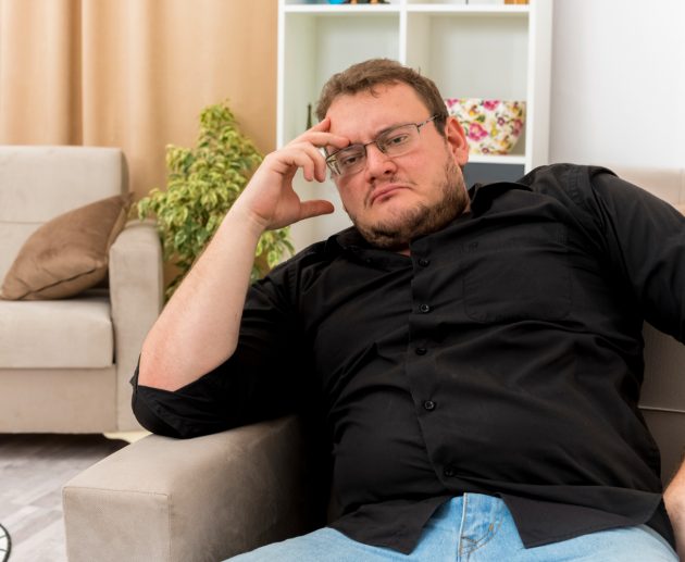 Uomo in sovrappeso