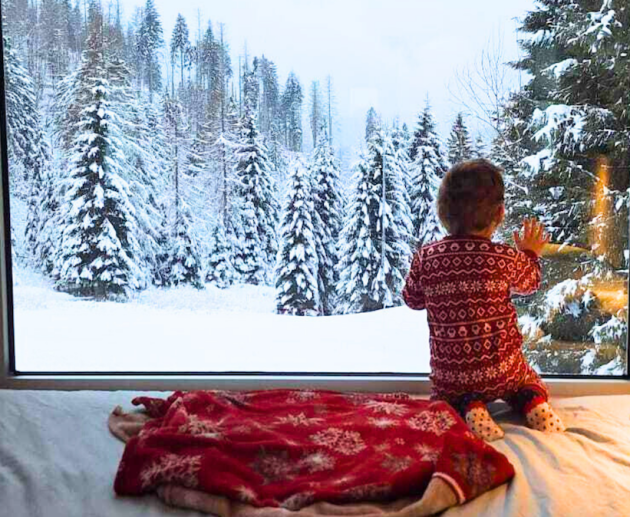Dormire in una casetta nella neve PH Press