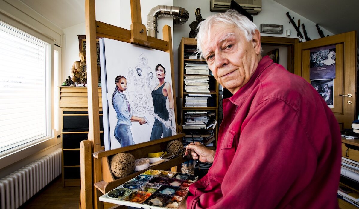 Milo Manara studio (2020) ©️P. Semprebon