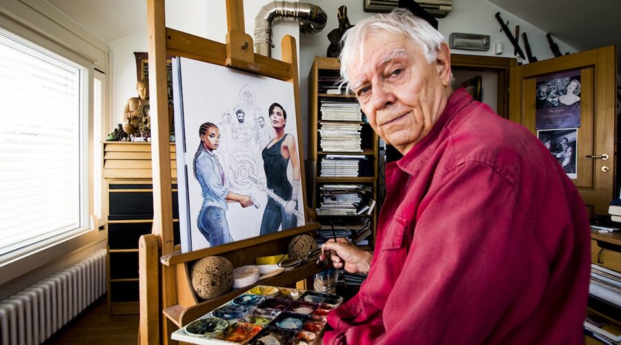 Milo Manara studio (2020) ©️P. Semprebon