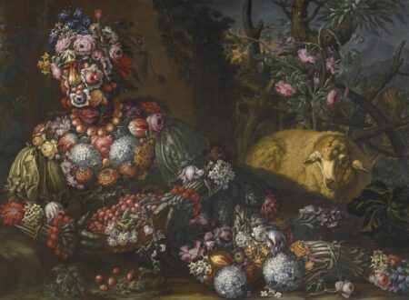 mini_Antonio di Rasio Natura morta con frutta e verdura di stagione (primavera)