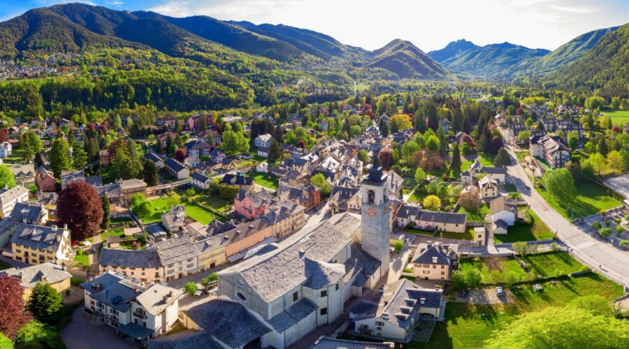Panoramica aerea su Santa Maria Maggiore - ph. Marco Benedetto Cerini