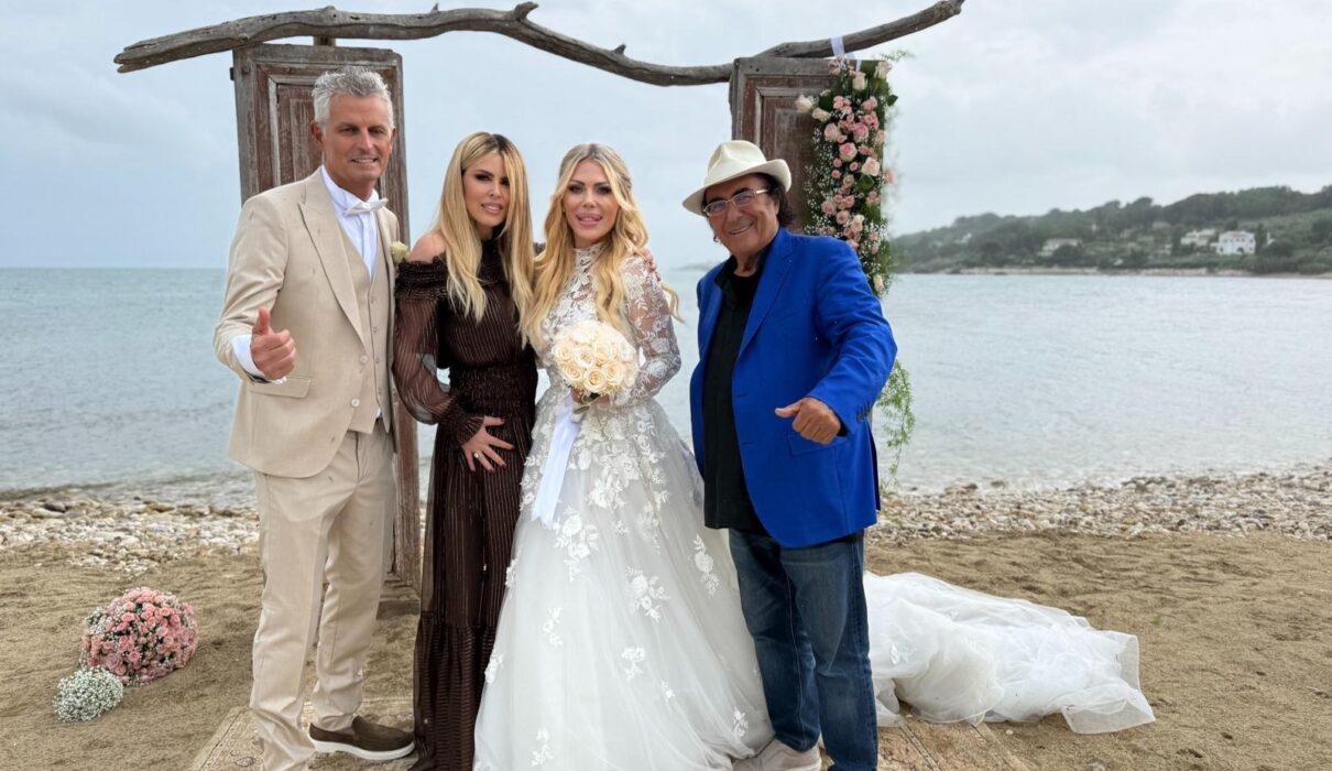 Antonio Vandoni e Ileana Falcone con Loredana Lecciso e Albano Carisi ph press