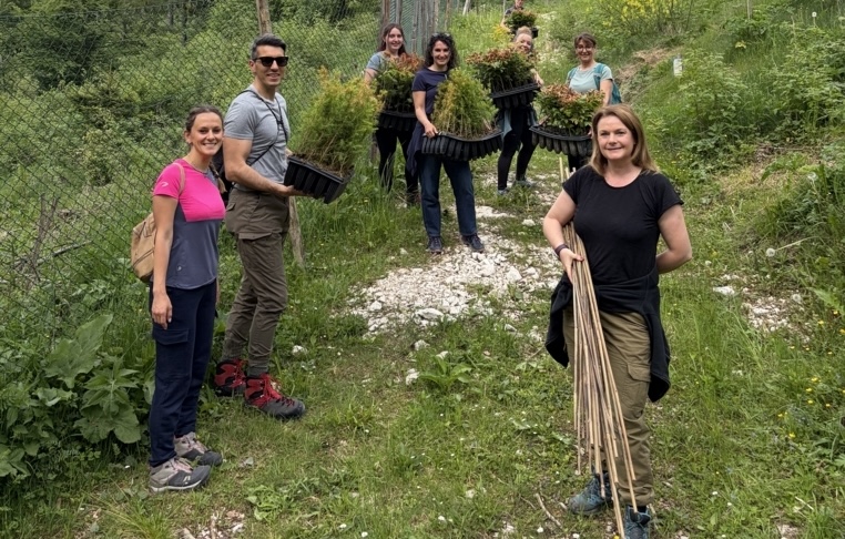 CEO Cristina Rigoni insieme ad alcuni collaboratori di Rigoni di Asiago ph Press