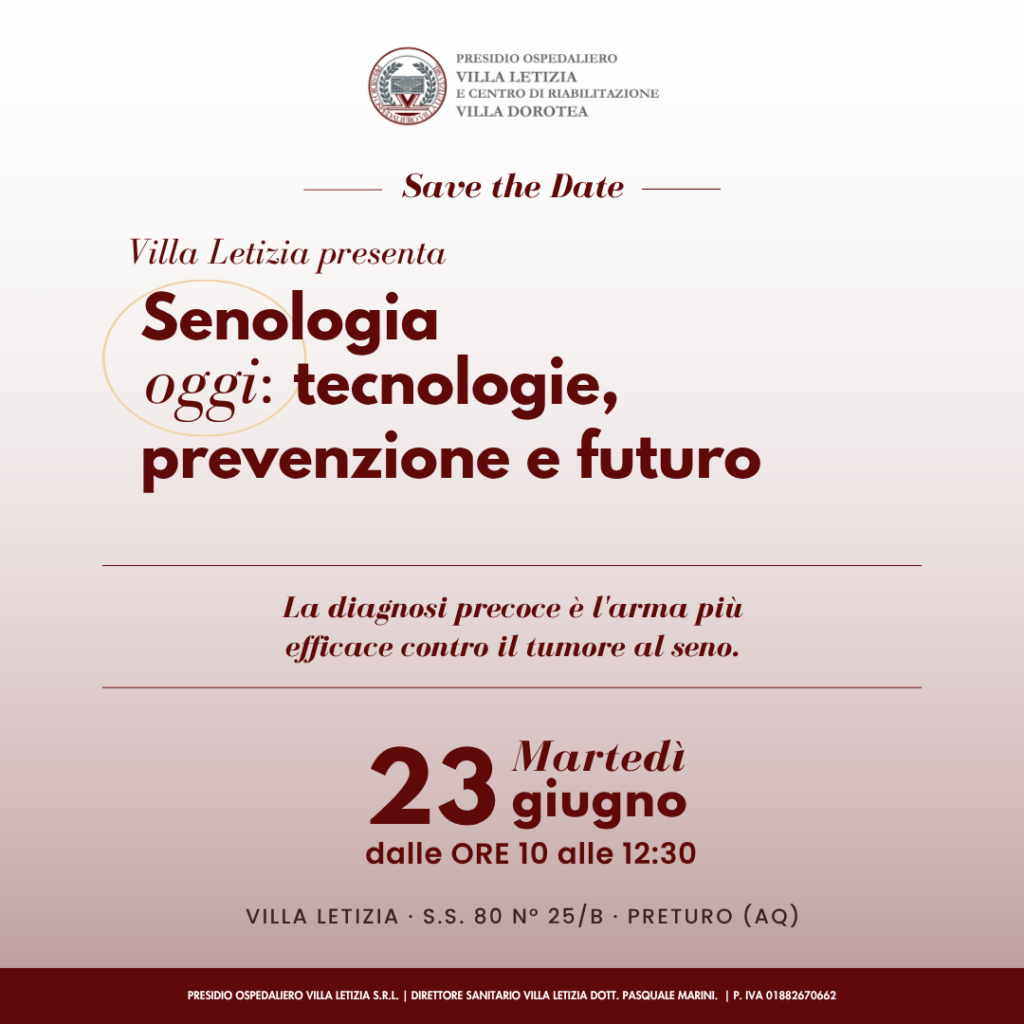 Save the date 23 giugno Villa Letizia