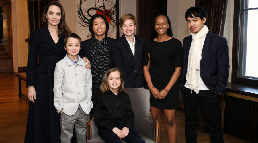 Angelina Jolie figli ph web