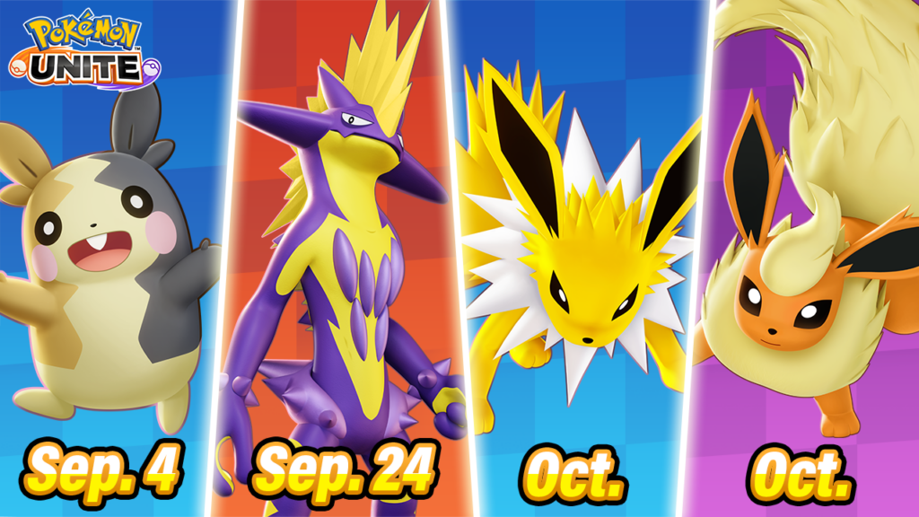 Pokemon UNITE Morpeko Toxtricity Jolteon and Flareon ph Press