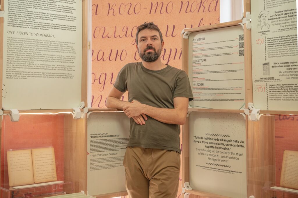 Thomas Pololi Museo dei Quaderni di Scuola ph press