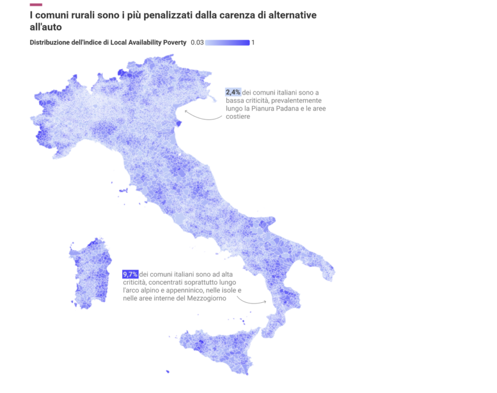 Transport poverty Mobilità Carburante Italia ph press